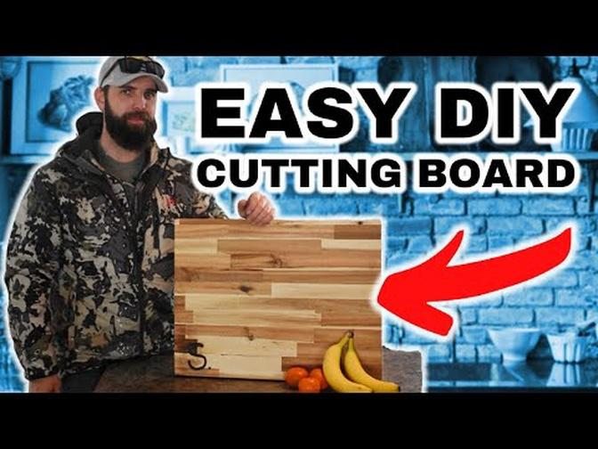 How to Build a Wood CUTTING BOARD! Easy DIY Woodworking!
