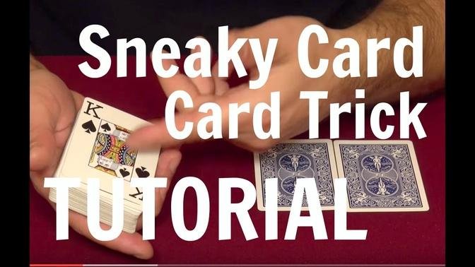 Sneaky Card Card Trick Tutorial - Card Magic Tricks Revealed