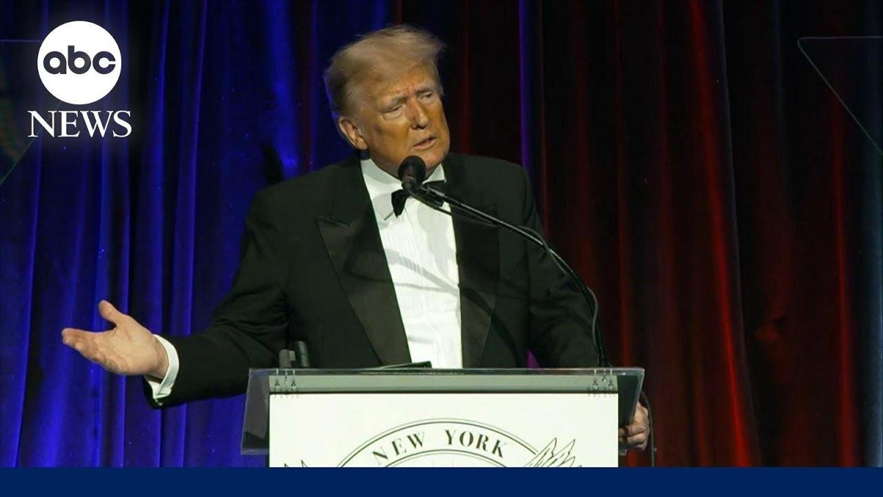 Trump defends ‘dictator’ comments at NYC event