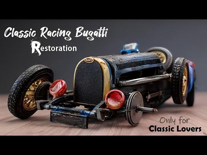 Destroyed 1934 BUGATTI SportsCar - Enchanting Restoration