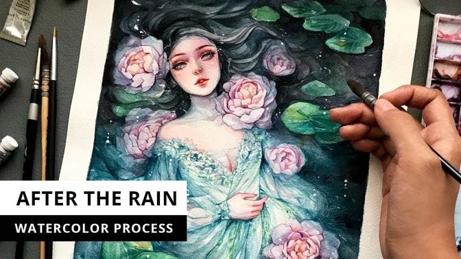 After The Rain _ Watercolor Process