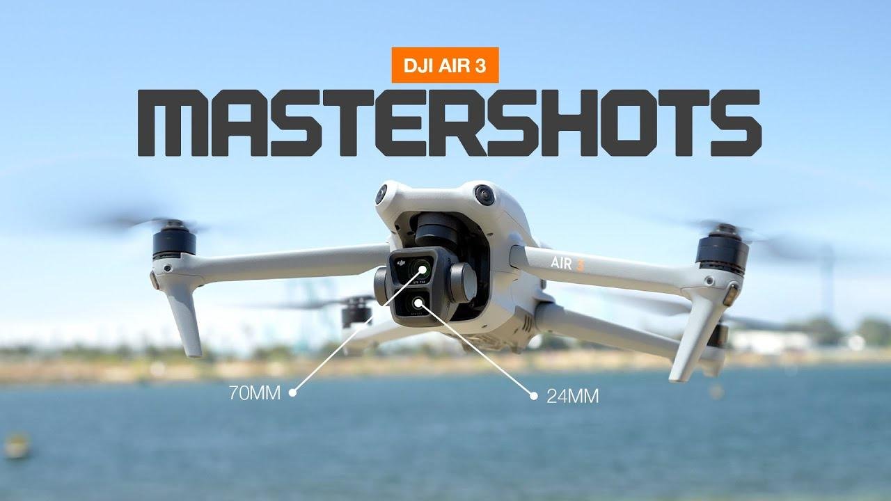 DJI AIR 3 MASTERSHOTS - Automated drone movements made easy