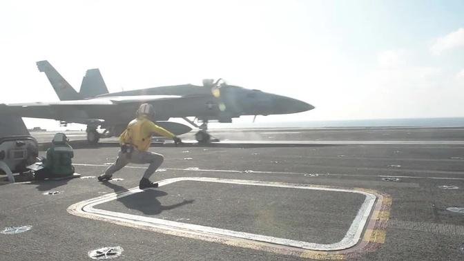 USS Theodore Roosevelt (CVN 71) Flight Operations in South China Sea