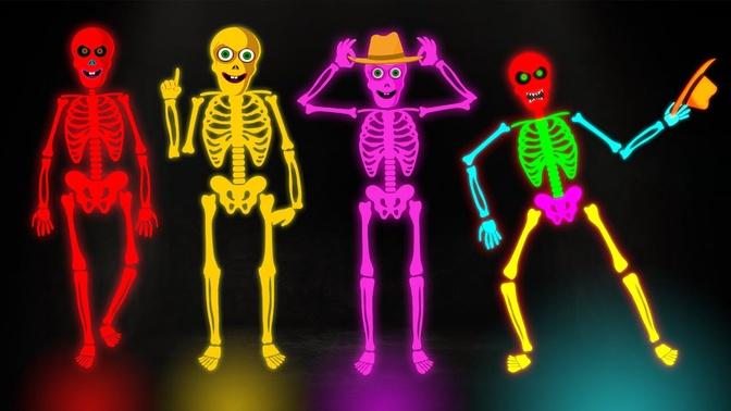 Midnight Magic   Part 5    Five Crazy Skeletons Dance Song  by Teehee Town
