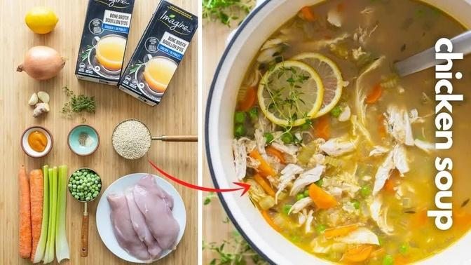 The most DELICIOUS chicken soup!