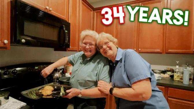 Moms celebrate 34 years together! VLOGMAS DAY 3