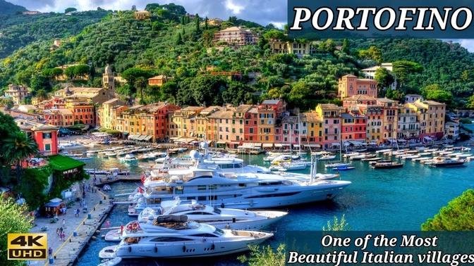 Portofino 🇮🇹 Italy - Jewel of the Italian Riviera Walking Tour 4K UHD