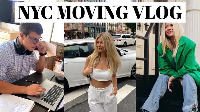 NYC MOVING VLOG: living w my boyfriend, moving drama, tik tok party