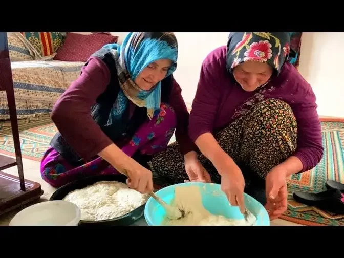 Village Life Turkey | Daily Routine Village life | How to Make Bread on The Stove