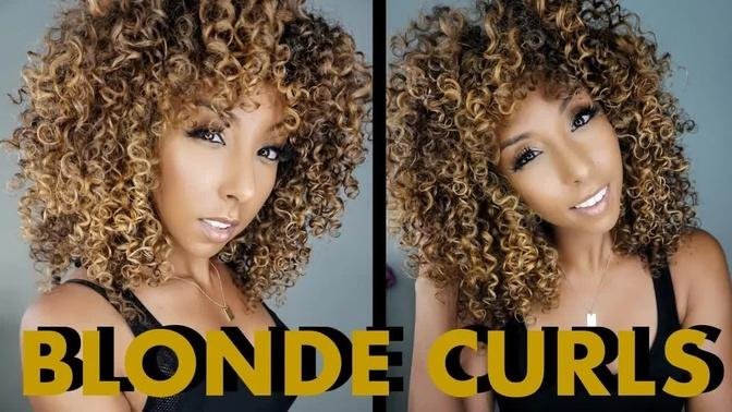 How To Cut Curly Hair + Going BLONDE! Curly Hair Salon in LA @CurlsOneOnOne | BiancaReneeToday