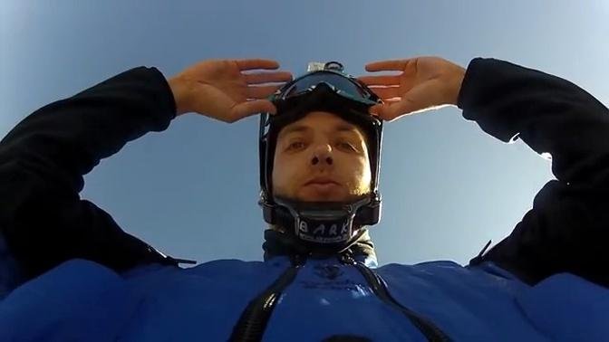 GoPro: Wingsuit Flight Through 2 Meter Cave - Uli Emanuele