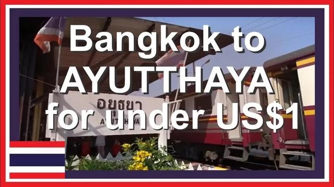 Thailand Travel Video: Bangkok Train to Ayutthaya Thailand Railway Stations