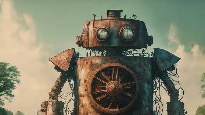Rusty the Trash Robot
