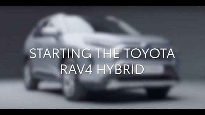 Toyota RAV4: How to start a hybrid car