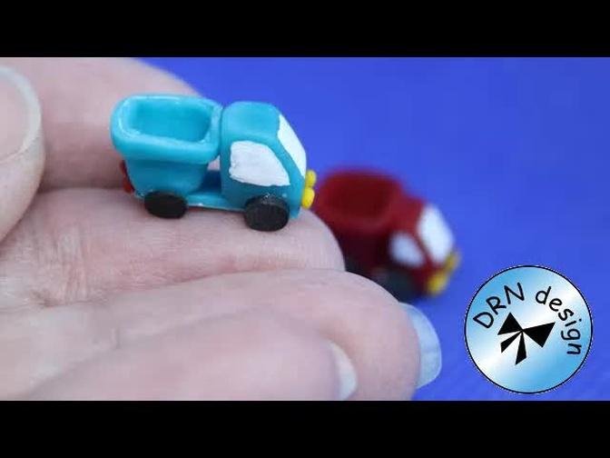 Polymer Clay Miniature - Toy Truck