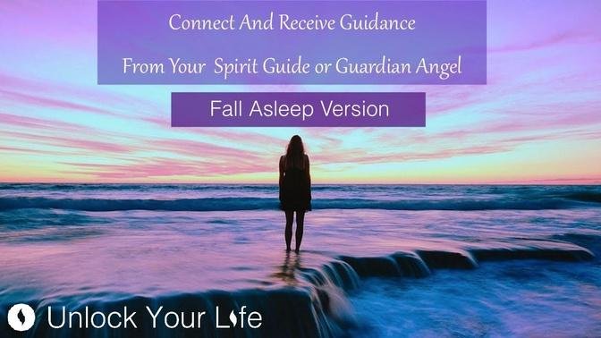 Fall Asleep Version Connect with Multiple Spirit Guides / Guardian Angels Hypnosis & Meditation