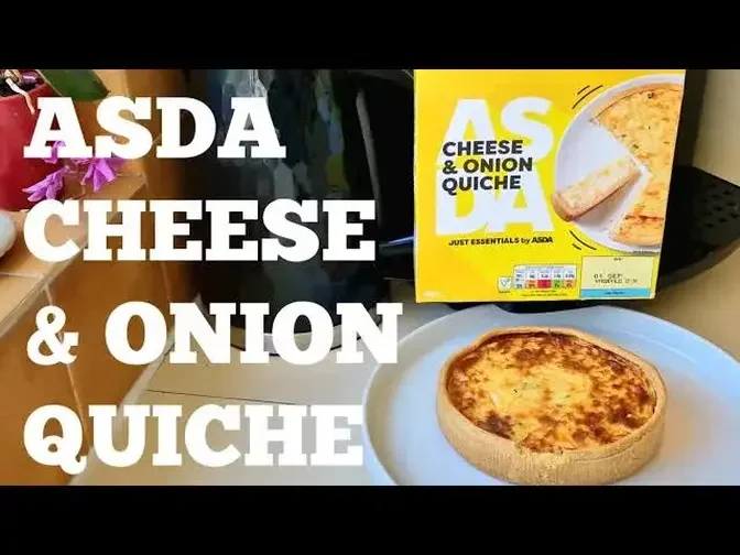 ASDA CHEESE & ONION QUICHE Just Essentials food review