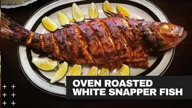 WHITE SNAPPER FISH | Tasty Oven Baked White Snapper Fish Recipe | Best Recipe