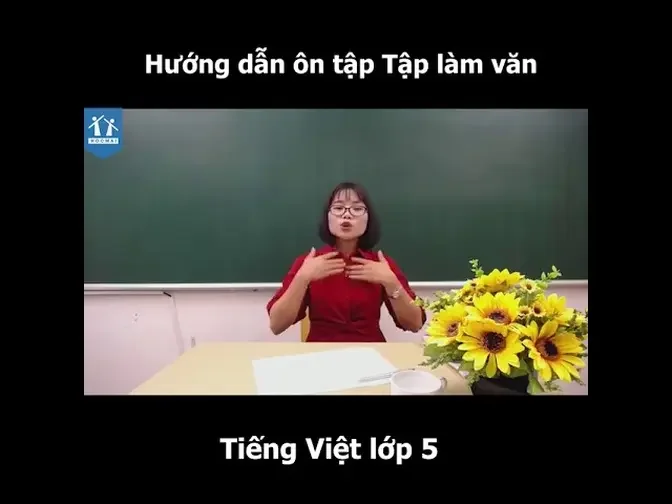 HƯỚNG DẪN ÔN TẬP TẬP LÀM VĂN THI CUỐI HỌC KÌ I _ TIẾNG VIỆT LỚP 5 _ CÔ TRẦN THU HOA _ HOCMAI