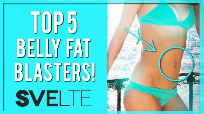 TOP 5 Belly Fat BLASTING Moves (Without ANY Weights!)