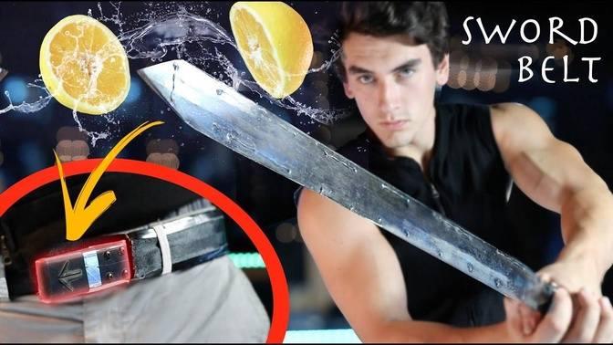 Make A Belt That Turns Into A Sword  - The Spy Next Door  Working Spy Gadget  
