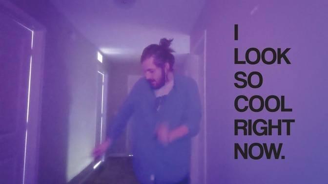 When you think you look cool dancing