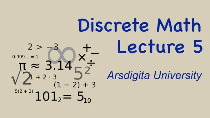 Discrete Math Lecture 5/20 | Videos | Learning Archive | Gan Jing World