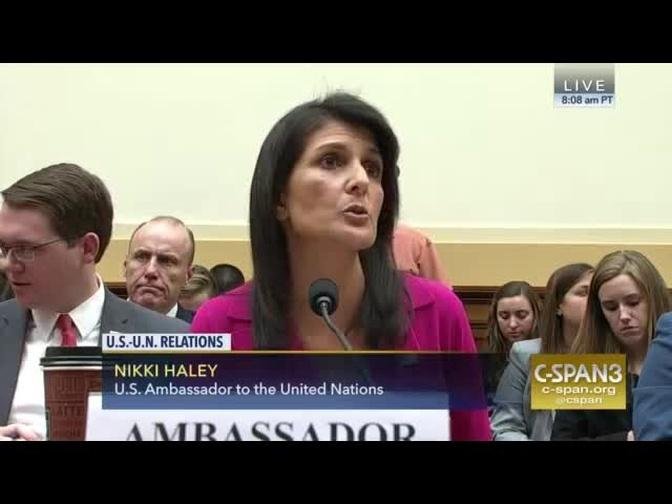 Congressman Chabot’s Q&A with the Honorable Nikki Haley