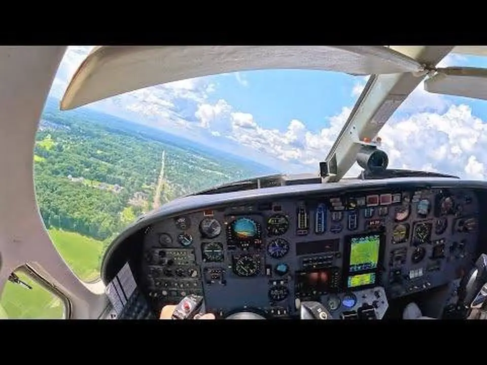 (4K) Jet Pilot POV | Cessna Citation II Startup, Takeoff, & Landing