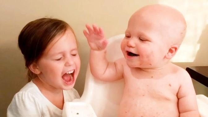 Cute Babies Slapping - Funny Babies and Family Videos    Kudo Funny Laugh