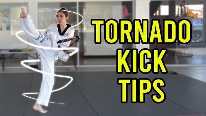 How to Do Better Tornado Kicks (360 Round Kick) _ Taekwondo, Karate ...