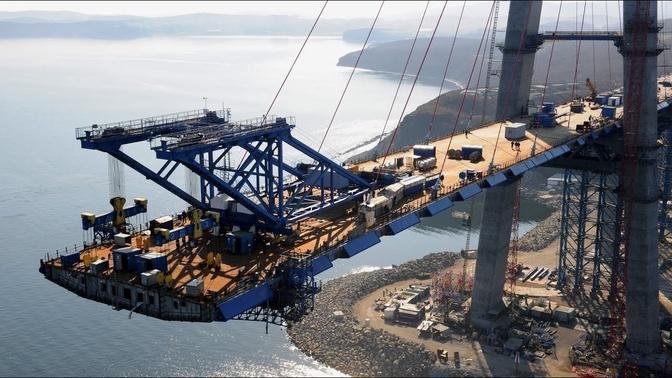 Amazing Modern Construction Technology To Complete The Longest Cable-Stayed Bridge In The World.