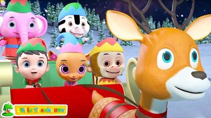 Five Little Elves | Christmas Songs for Kids | Xmas Carols | Nursery Rhymes for Babies