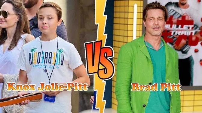 Brad Pitt Vs Knox Jolie-Pitt (Angelina Jolie's Son) Transformation ★ From Baby To 2023