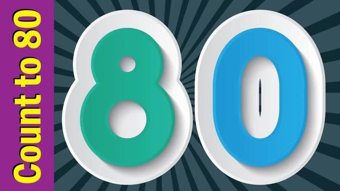 Count to 80 | Learn Numbers 1 to 80 | Learn Counting Numbers | ESL for Kids | Fun Kids English