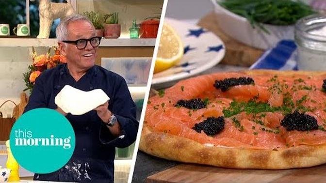 Hollywood Chef To The Stars: Wolfgang Puck's Smoked Salmon Pizza | This Morning