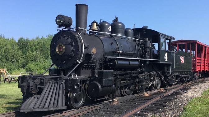 [4K] Lumberjack Steam Train