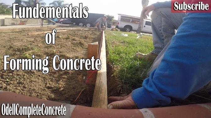 How to Form Concrete Basics Driveway Addition