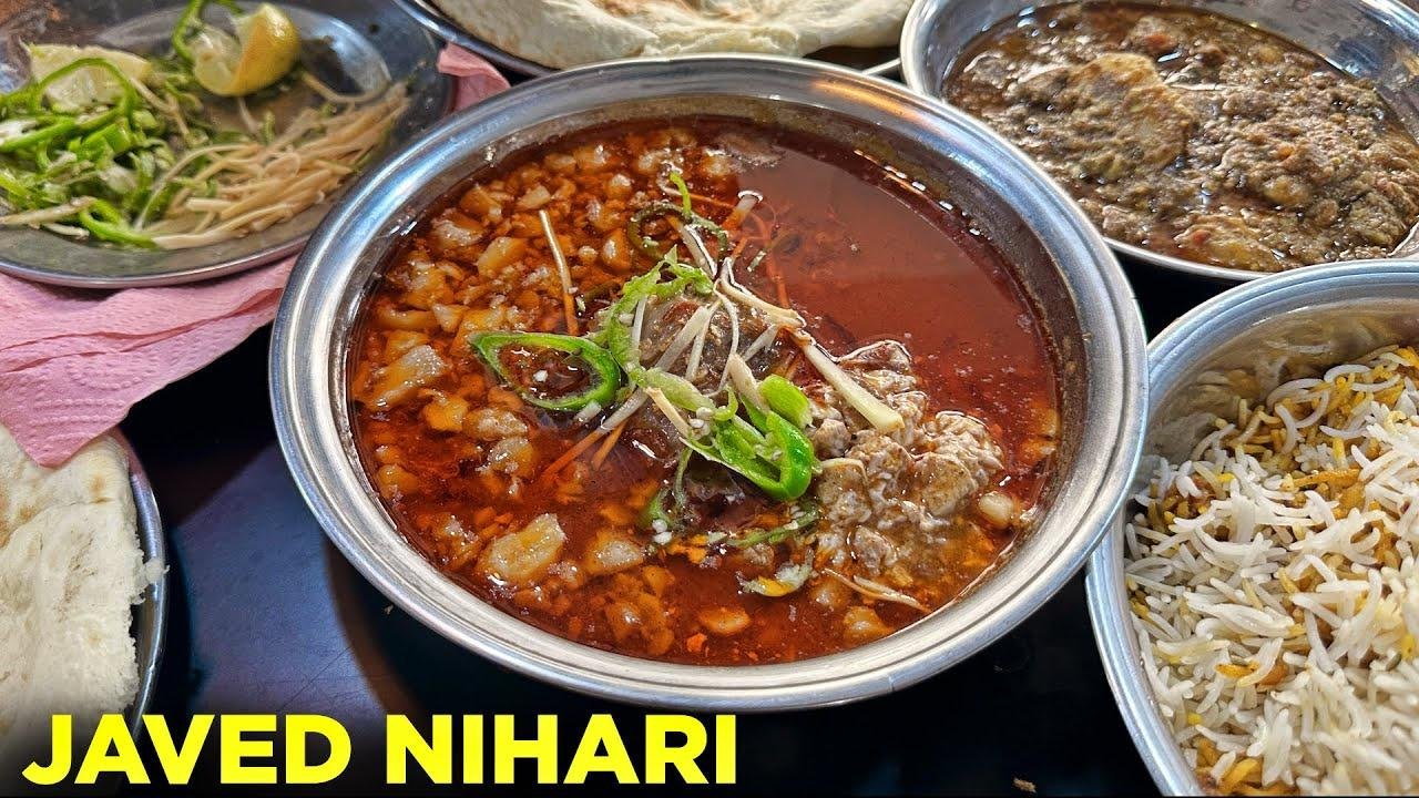 Javed Nihari | Special Nalli Maghaz Nahari, Haleem aur Biryani | Karachi Street Food, Pakistan