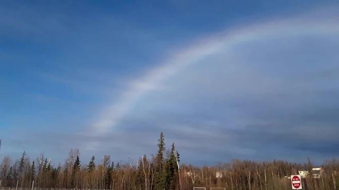 Unusual Rainbow in the Sky - April 30, 2019