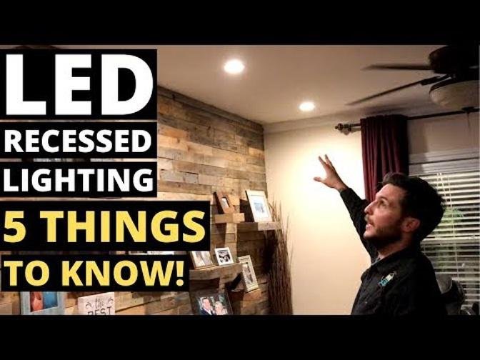 LED Recessed Lighting-5 THINGS TO KNOW    Can Lights Downlights Recessed Lights 