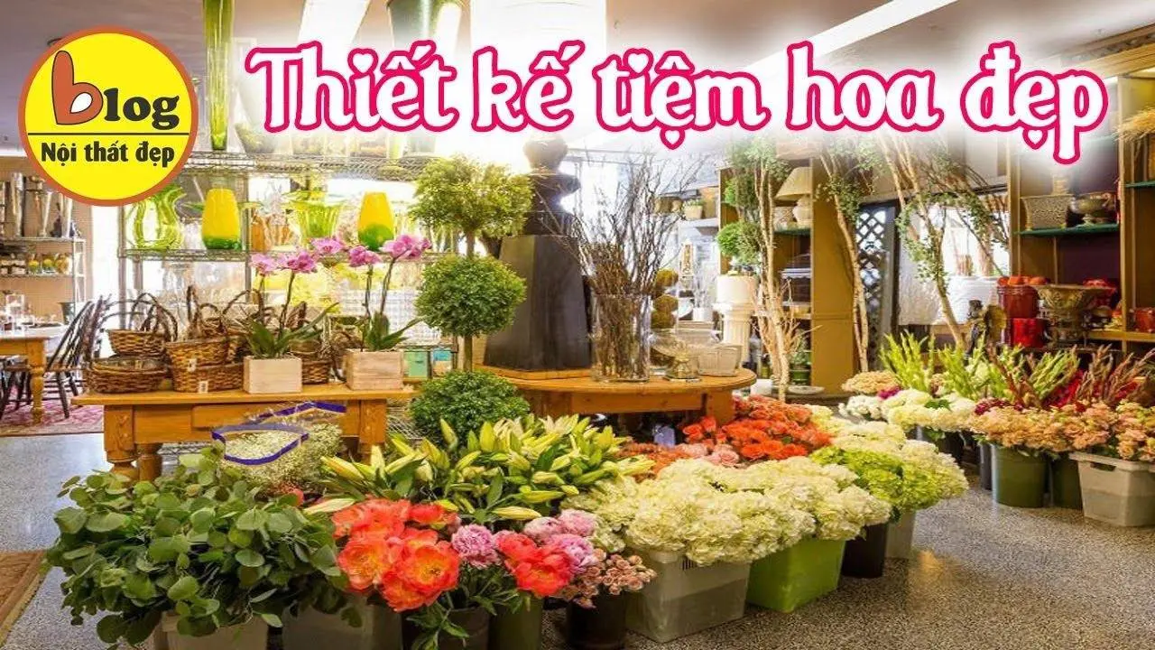 Thiết kế đẹp 2023 - Kinh nghiệm thiết kế cửa hàng hoa tươi nhỏ mà đẹp
