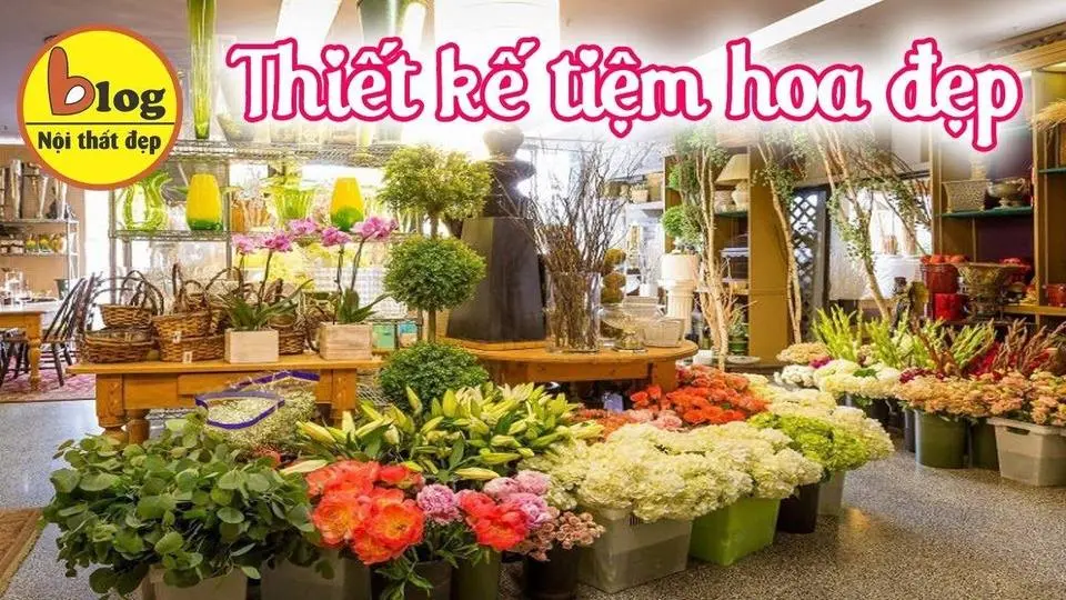 Thiết kế đẹp 2023 - Kinh nghiệm thiết kế cửa hàng hoa tươi nhỏ mà đẹp