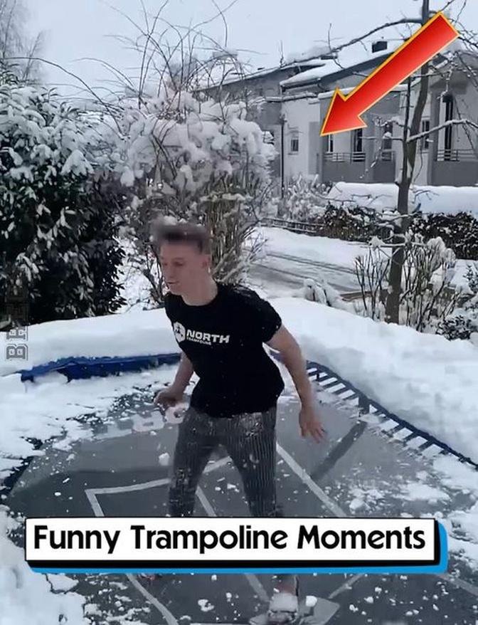 Funny Trampoline Moments