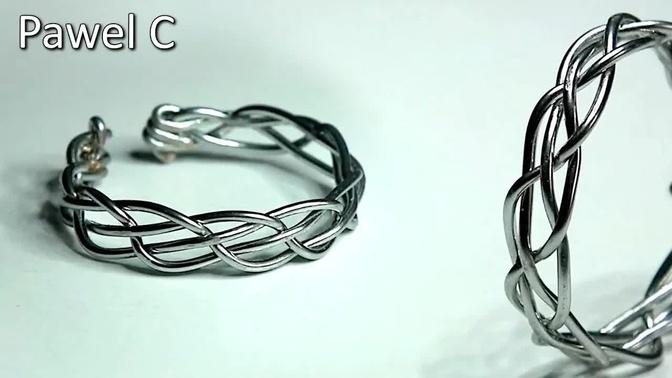 Braided wire ring - DIY