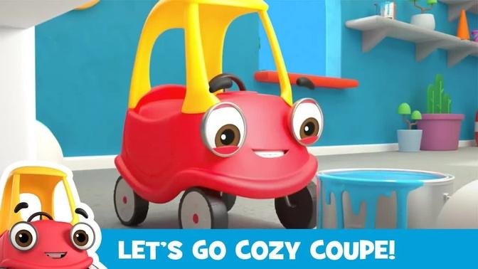 1 HOUR OF COZY COUPE | Too Much CAR-bage + More | Kids Cartoons | Let's Go Cozy Coupe 🚗