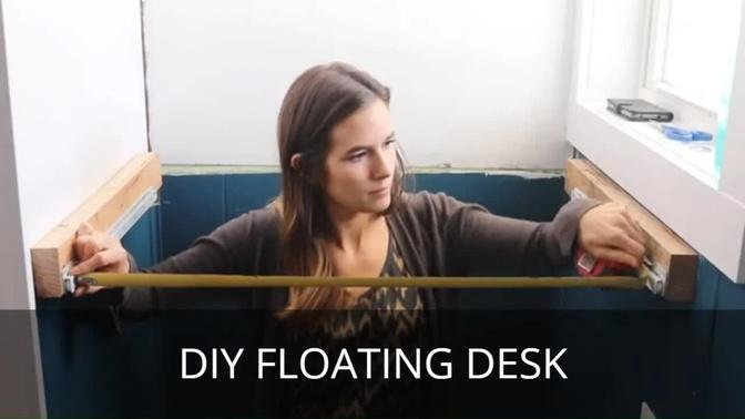 Building a Floating Desk With a Drawer