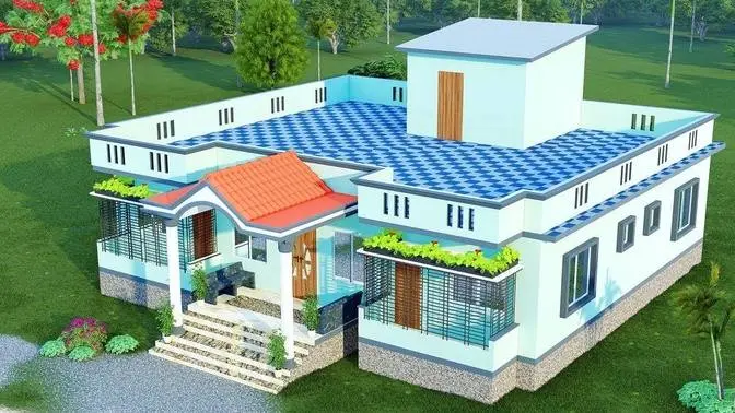 Village House Design Indian Style. Home Plans