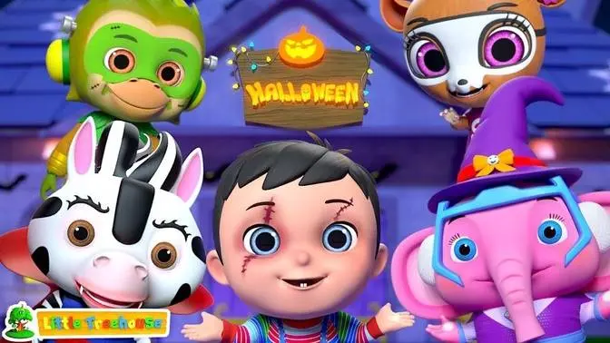 Five Little Monster | Monster Song | Halloween Songs & Spooky Nursery Rhymes | Kids Cartoon Five Little Monster | Monster Song | Halloween Songs & Spooky Nursery Rhymes | Kids Cartoon
