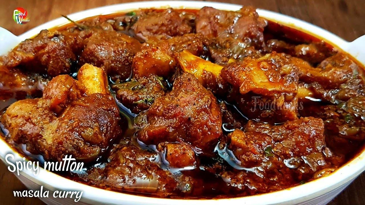 Spicy mutton masala curry | Mutton curry recipe | Simple mutton gravy | Easy tasty mutton masala |